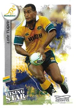2003 Kryptyx The Defenders Australian Rugby Union #106 Loti Tuqiri Front